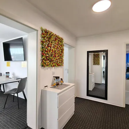 Modern Neuburg 79 - Neu - 3 - 6 Separate Betten, Ausgestattet, Smart Tv, Wi-fi Balkon 公寓 多瑙河畔诺伊堡